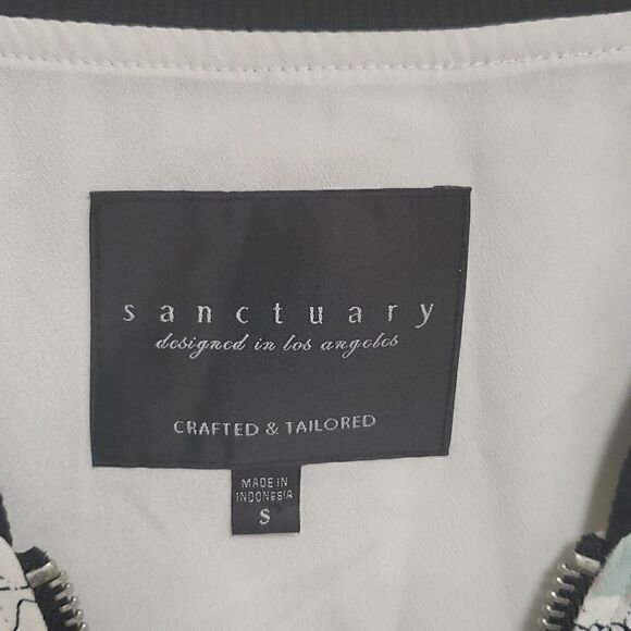 SANCTUARY Floral Bomber Jacket - Size Small - Picture 6 of 7